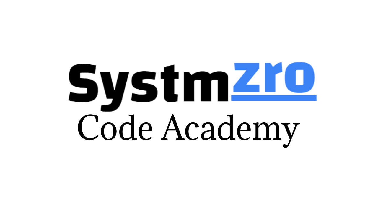 SystZro Code Academy